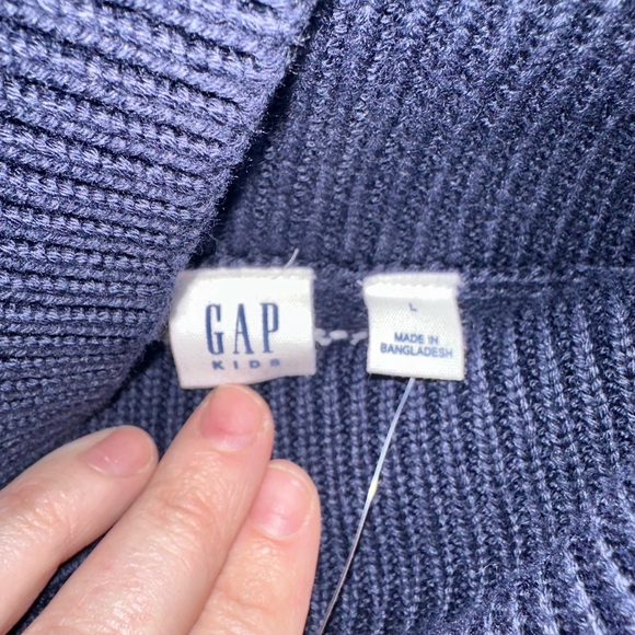 NWT Gap Kids 24/7 Split-Hem Turtleneck Sweater - Picture 5 of 6